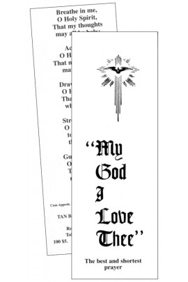 My God I Love Thee Prayer card / Anonymous