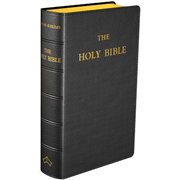 Douay-Rheims Pocket-Size Bible, Genuine Leather, Black