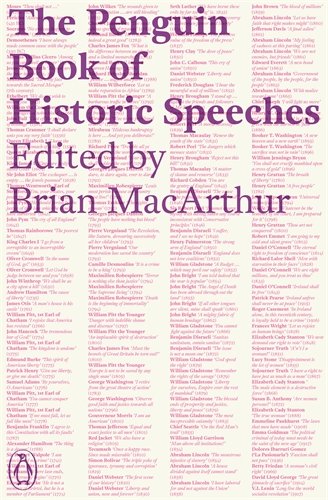 The Penguin Book of Historic Speeches / Edited by Brian MacArthur