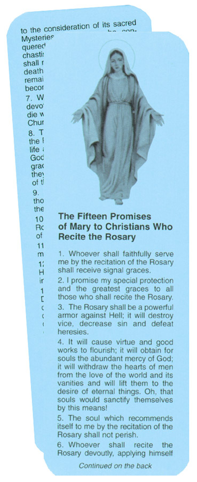 Fifteen Promises Prayer Card (Pkt 100)