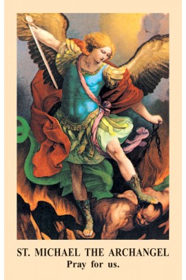 Prayer to St Michael Prayer Card (Pack of 100) / Anonymous