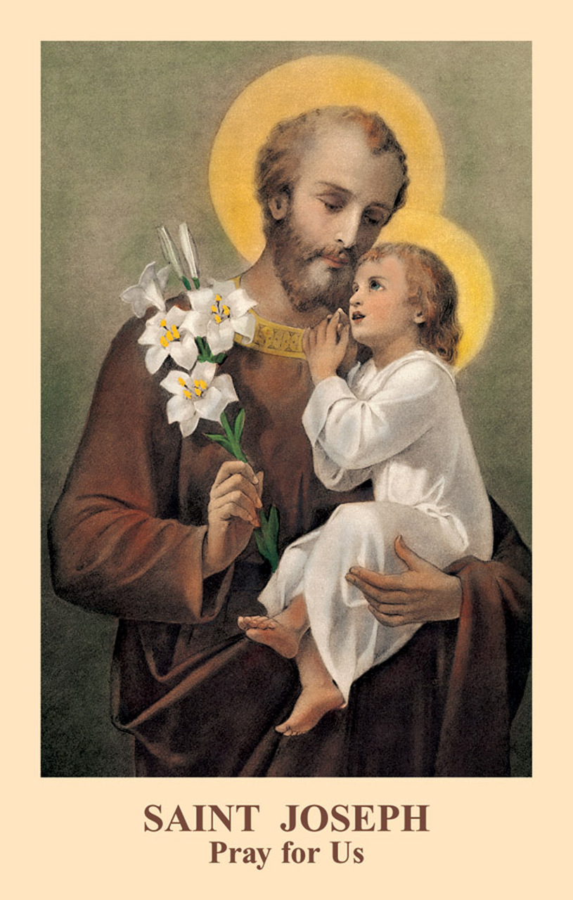 Prayer Cards Saint Joseph Pkt 100