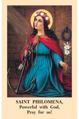 Saint Philomena Novena Prayerv Card (Pack of 100) / Anonymous