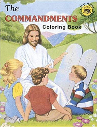 Coloring Book about the Commandments / Catholic Book Publishing Co