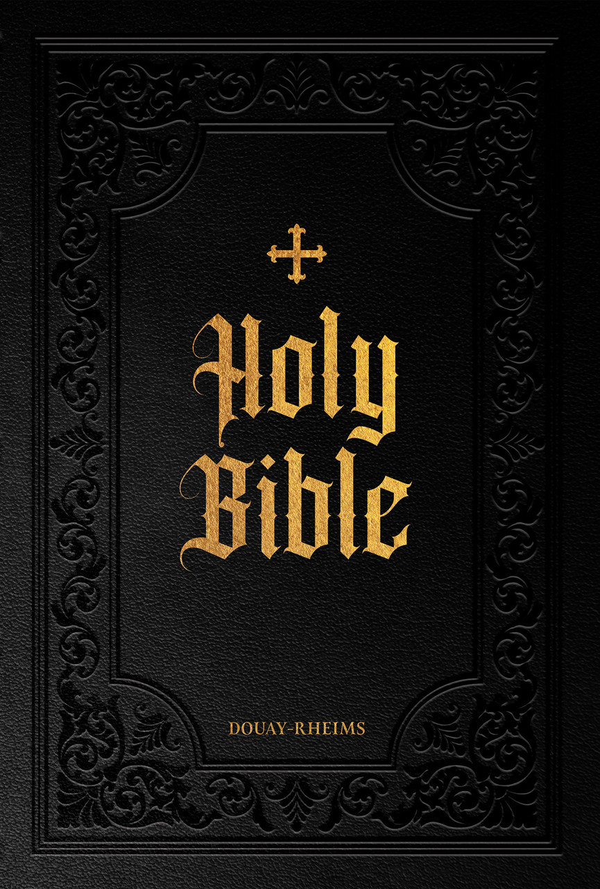 Douay-Rheims Large Print Leather
