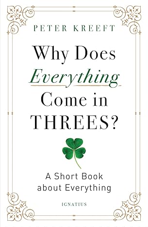 Why Does Everything Come in Threes?: A Short Book about Everything (PB) Peter Kreeft