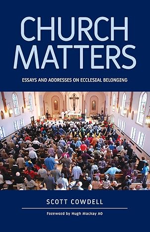 Church Matters (PB) / Scott Cowdell