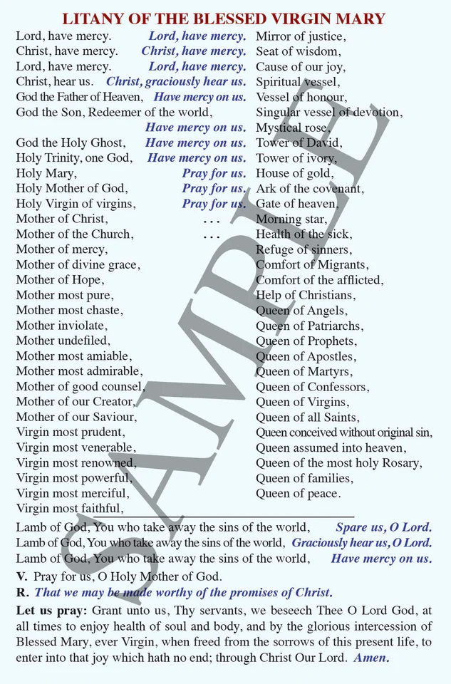 How to Pray the Rosary Pamphlets/Prayer Cards (Pack of 25)